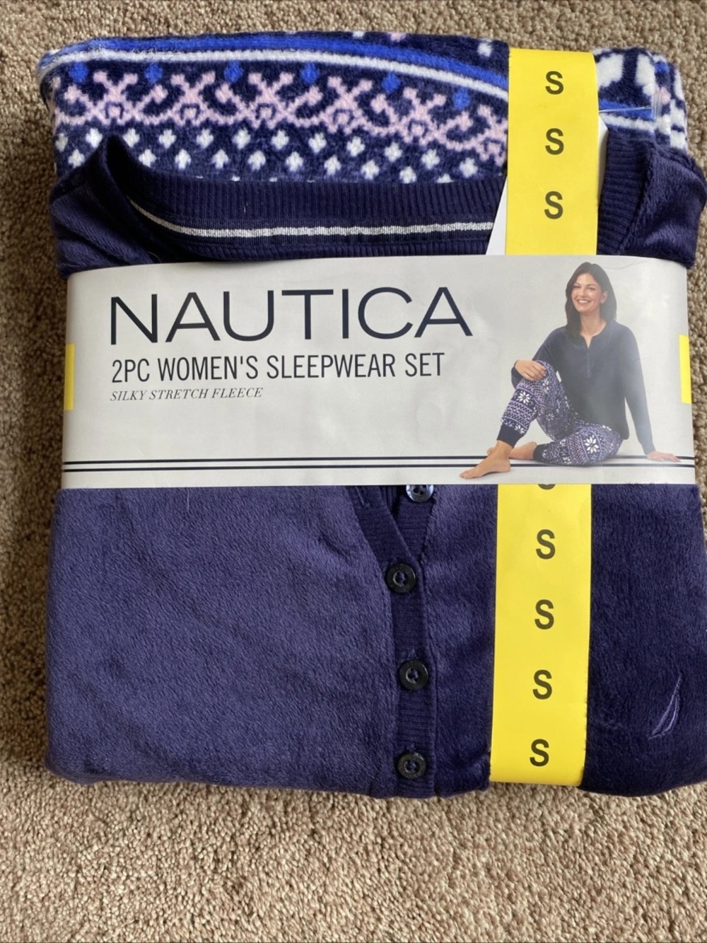 NWT Women’s Nautica 2-Piece Pajama Set Sleepwear Small